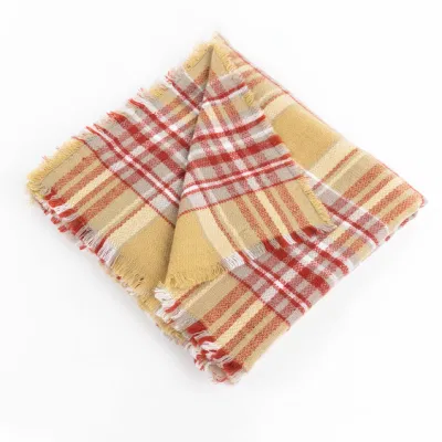 Lightweight Fall Color Block Striped Woven Tassel Plaid Lattice Veronz Soft Classic Nova Scottish Large Cozy Oversize Cappa Tippet Turban Snug Stole Scarf