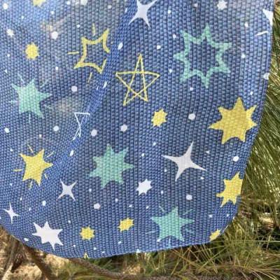 Headband Custom Digital Printing Silk Polyester Chiffon Scarf