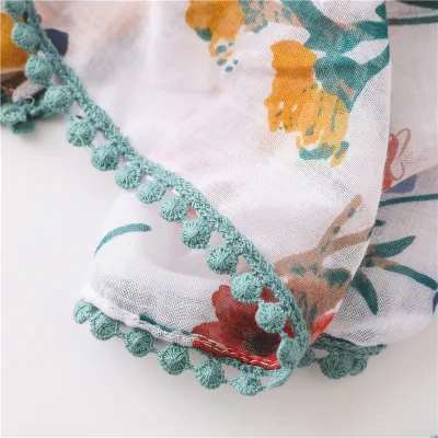 Wholesale New Fashion Lady Spring Summer Brand Designer Soft Pink Bright Scarf