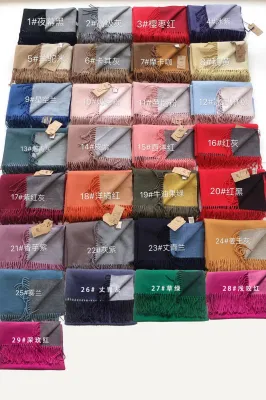 Hot Sales Woge Manufacturer Bulk Cashmere Feeling Winter Reversible Shawls