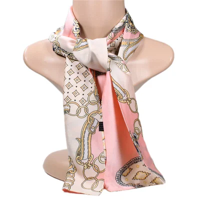 New Design Scarves Digtial Printing Long Silk Scarves for Women