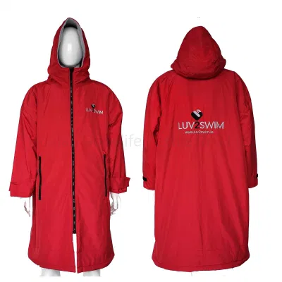 Custom Manufacturer Winter Beach Surf Swim Changing Robe Waterproof Poncho Long Sleeve