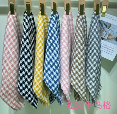  Wholesale Price Check Plaid Tartan Long Scarf for Women with Many Color