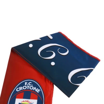 Football Fan Accessories Soccer Custom Made Polyester Maerial Football Scarf Design Soccer Scarf