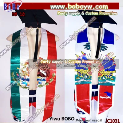 Africal Silk Head Edge Wrap Colorful Pattern Wig Scarf Soft Long Satin Laying Headband Scarves (C1019)
