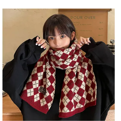 Wholesale Custom Fashion Shawl Knitted Blanket Winter Women Scarves