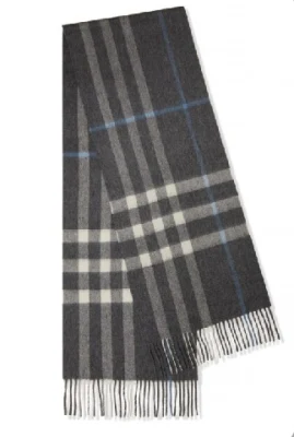 Scottish Style Wool Cashmere Wavy Tartan Check Plaid Scarf