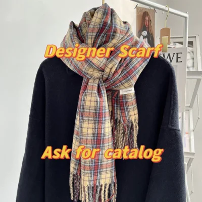 Designer Luxury Replicas Fashion Lady Scarf Gg Cc Women Warm Cashmere Shawl Lady Scarf Small Square Scarves for Handbags Luxury Designer Printed Women Headscarf