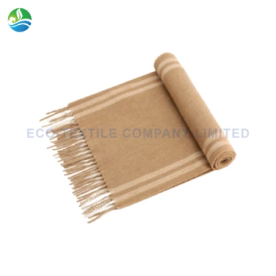 Factory OEM/ODM Custom Colors 100% Camel Hair Twill/Jacquard/Checked Scarf
