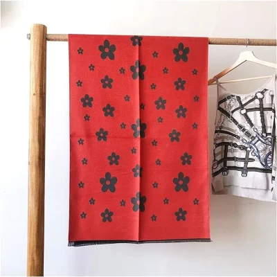 Wool Scarf Female Winter Korean Version of Wild Mother Cashmere Shawl