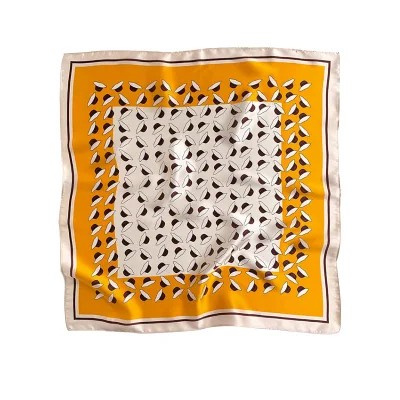 Manufacture Supply Printed Pure Silk Scarves Fashion Accessories 100% Mulberry Silk Scarves