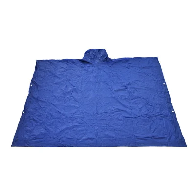 Polyester Men Women Rain Gear Produce Rain Poncho for Men Women