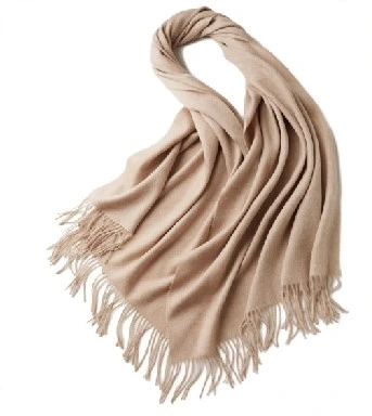 Luxury Scarves Collections 100% Pure Wool Cashmere Solid Scarf