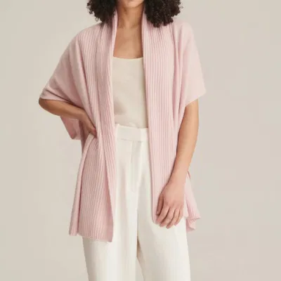 Autumn Winter Natural Cashmere Fiber Knitted Ladies Open-Neck Poncho