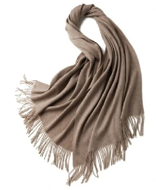 Luxury Scarves Collections 100% Pure Wool Cashmere Solid Scarf