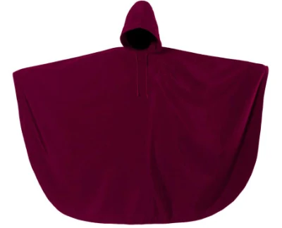 Top Quality Adult Reusable Hooded Polyester Rain Poncho