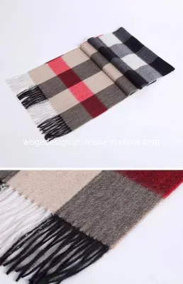 Fashion Classic Long Women Men Winter Scarf Tippet Cashmere Feeling Viscose Plaid Scarf Shawl