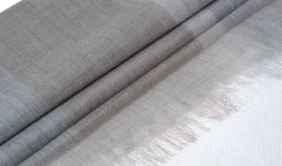 100% Worsted Alashan Cashmere Square Shawl in Plaid