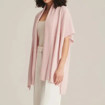 Autumn Winter Natural Cashmere Fiber Knitted Ladies Open-Neck Poncho