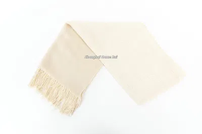 Fashion Accessory Unisex Men Women Winter Black Red Mixed Acrylic Brushed Woven Fringe Grid Checks Design Long Scarf