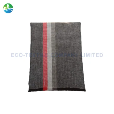 Rare Luxury Yak Hair Material Skin Friendly Warm Houdstooth Scarf