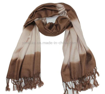 Fashion Two-Tone Pashmina Shawl Wrap Stock (YMKPS03)
