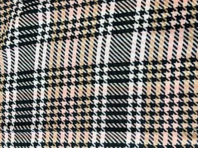 Ladies Fashion Soft Polyester/Viscose Check Pattern Light Brushed Warm Scarf /Poncho/Ruana/Shawl