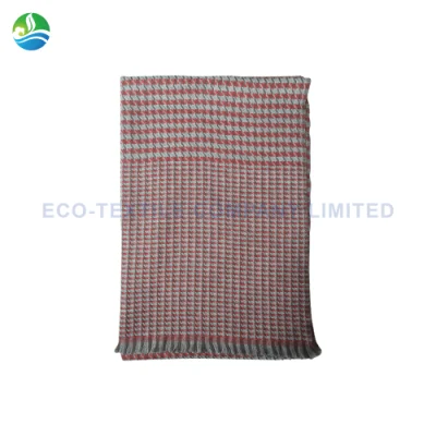 Rare Luxury Yak Hair Material Skin Friendly Warm Houdstooth Scarf