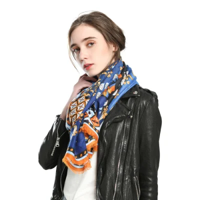 New Lady Scarf Bronzing Printing Long Scarf Shawl