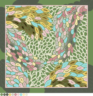Custom Silk Scarf for Ladies Pringting Online Small Order