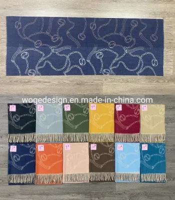 High Quality Material Ladies Cashmere-Like Viscose Polyester Soft Comfortable Lightweight Washable Wraps