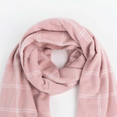 Women Spring Fall Woven Twisted Tassel Plaid Lattice Veronz Super Soft Classic Nova Scottish Large Cozy Oversize Cappa Tippet Turban Striped Lined Scarf