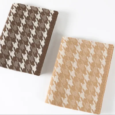High Quality Striped Pattern Wool Scarf for Man China Factory