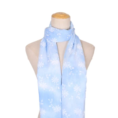 Blue Women Shawl Neck Scarf for Women Lightweight Sunscreen Shawls Wrap
