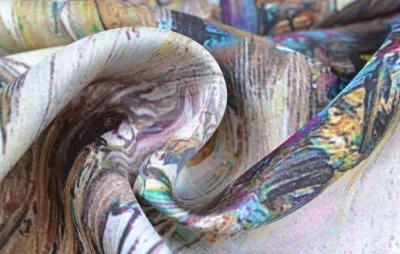 Digital Printed 100% Silk Satin Custom Long Scarf Shawl for Lady