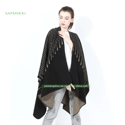 Western National Wind Cape Fashion Scarf Lady Cashmere Shawl Winter
