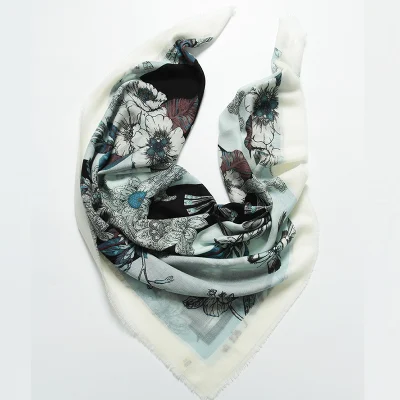 Finest Printed on Demand Merino Wool Scarf for Ladies