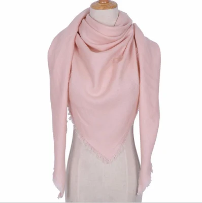 Women&prime;s Triangle Scarf Solid Color Large Sheer Shawl Wraps Pashmina
