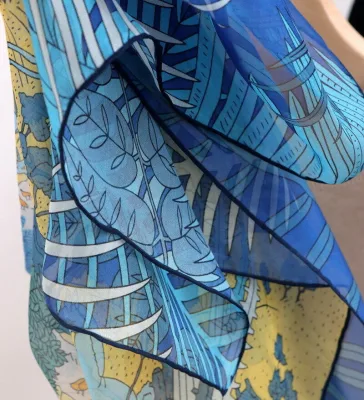 Custom Lightweight and Breathable Silk Scarf