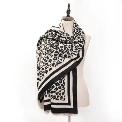 Vimoda Paris Scarf Leopard-Print Scarf
