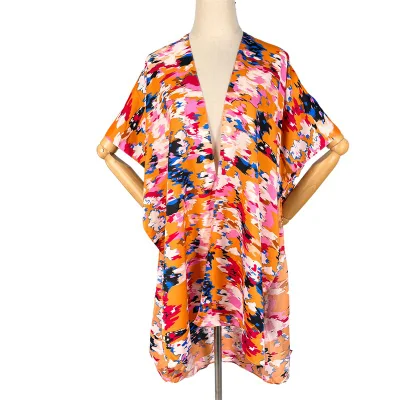 Customized Fashionable Tie-Dye Tudung Long Shawl New Chiffon Sunscreen Scarf for Women
