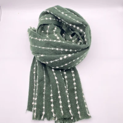 Shawl Hijab Pure Wool Star Pattern Fashion 2021 Muslin Women Hijab Designer Hair Custom Scarfs for Women