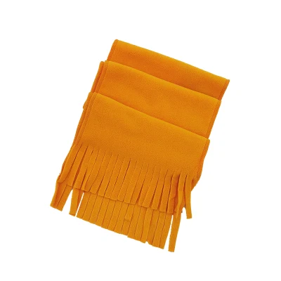 Fashion Custom Wool Boucle Yarn Knitted Scarfs Women Winter Scarf with Stripes and Lurex