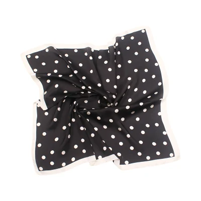 New Factory Directly Sale Custom Digital Printed Head Silk Hair Scarf Wholesale Satin Silk Twill Women Scarf