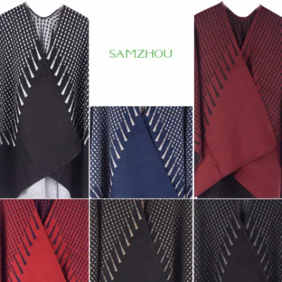 Western National Wind Cape Fashion Scarf Lady Cashmere Shawl Winter