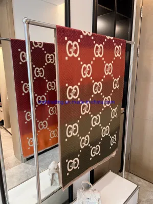 Wholesale Knitted Scarf Replica Merino Wool Cashmere Shawl Designer Warm Versatile Women Shawls