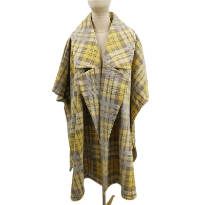  Front Open Oversized Elegant Thick Wholesale Long Shawl Scarf Winter Poncho Cape