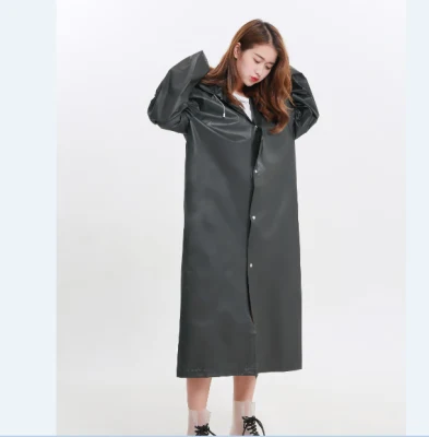 Hot Sale High Quality New Arrivals EVA/PVC/PU 100% Waterproof Workers Poncho Raincoat Outdoor Waterproof Worker Safety Hooded Rain Coat for Male and Female
