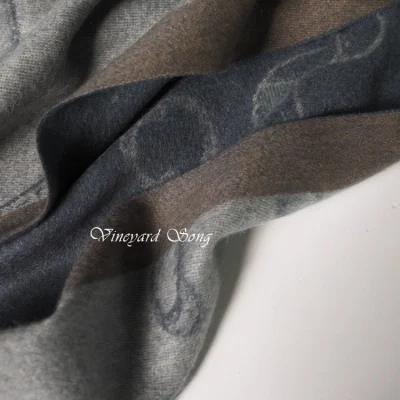 Lady Shawl England Style Thickened Woven Jacquard Oversized Cashmere Scarf