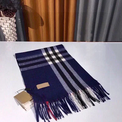 Wholesale Knitted Scarf Soft Warm Cashmere Merino Wool Shawl Designer Top Shawls